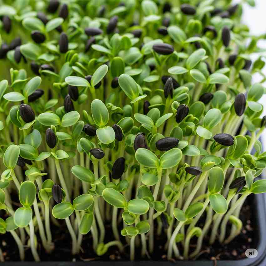 Sunflower microgreens product category